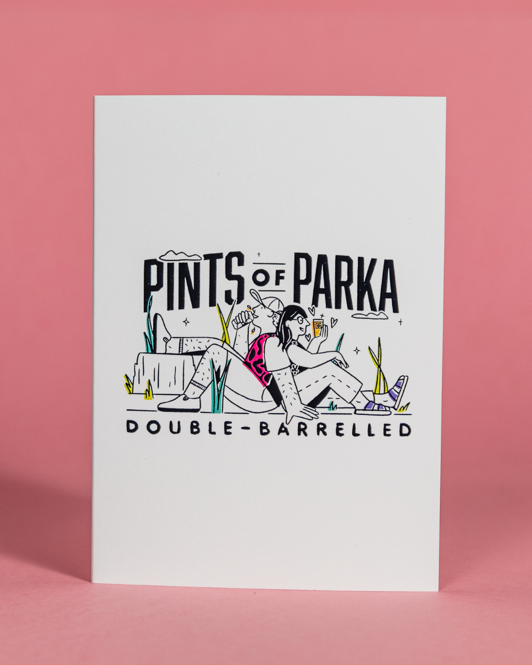 Parka Greetings Card