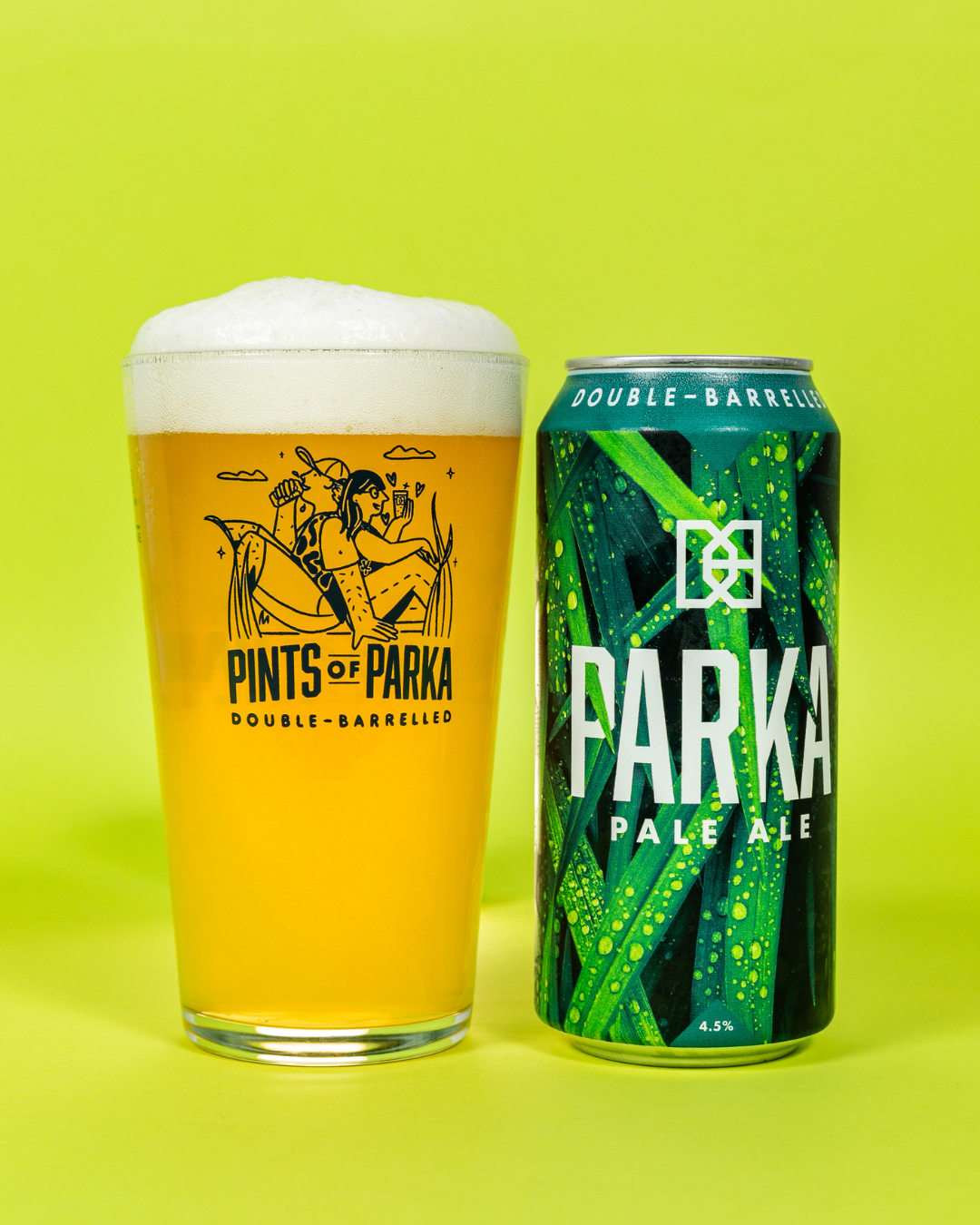 Pints of Parka Pint Glass