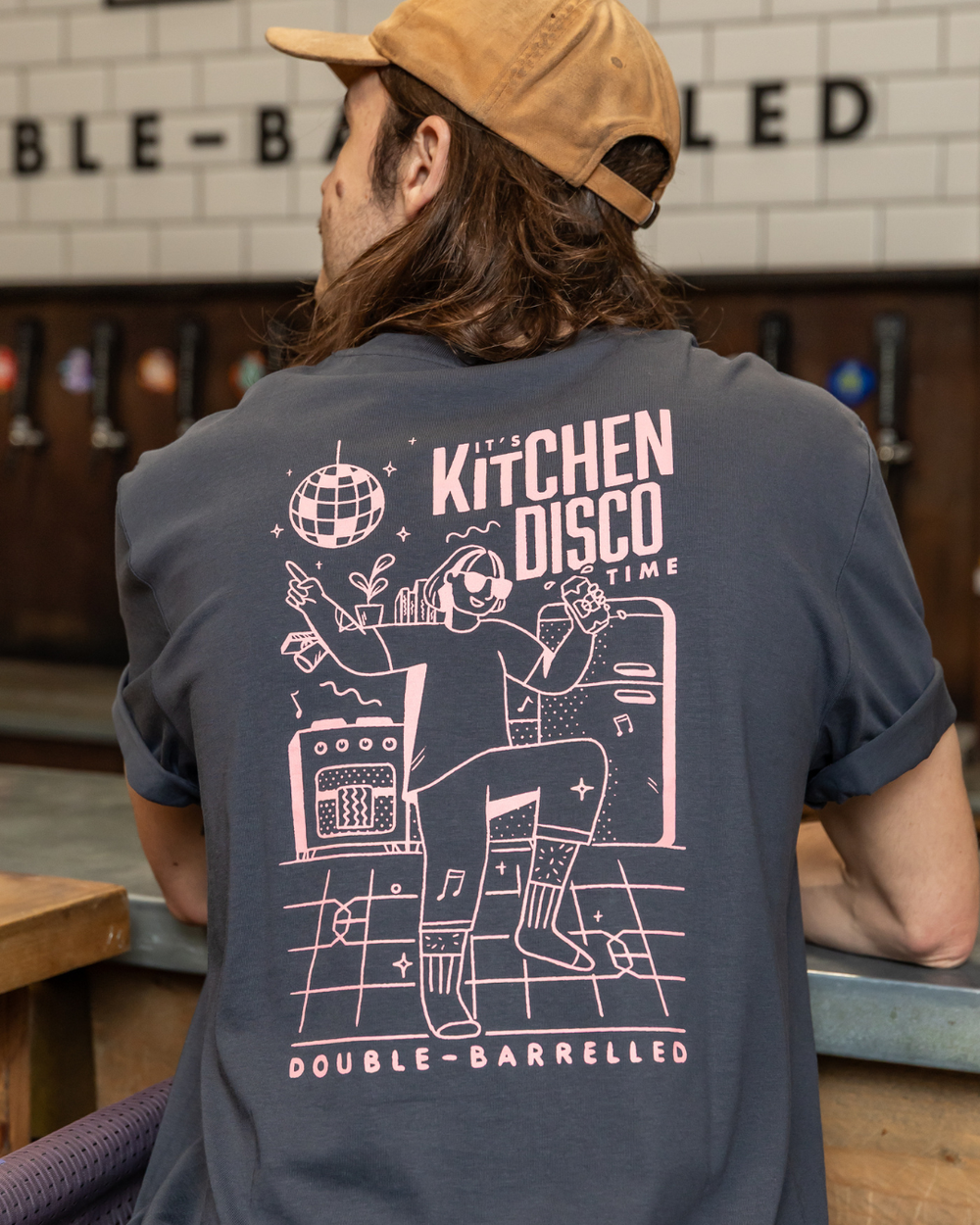 Unisex Grey Kitchen Disco Tee