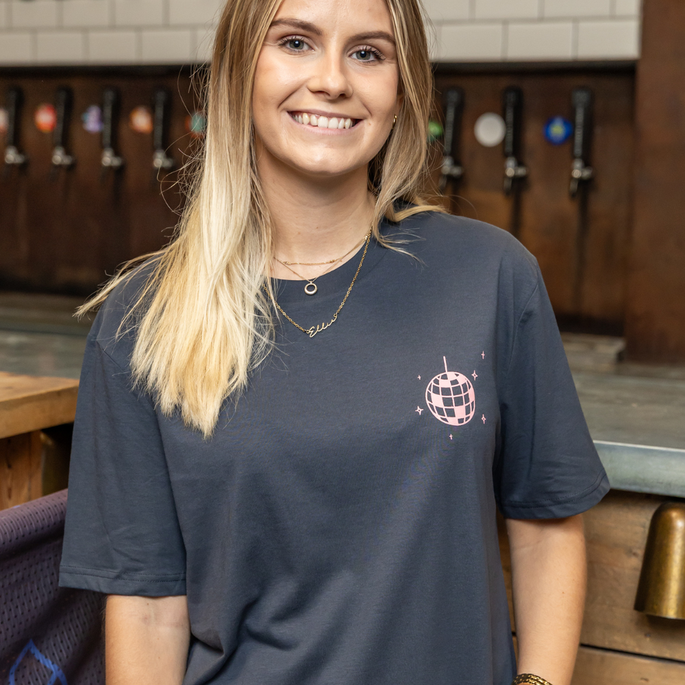 
                  
                    Unisex Grey Kitchen Disco Tee
                  
                