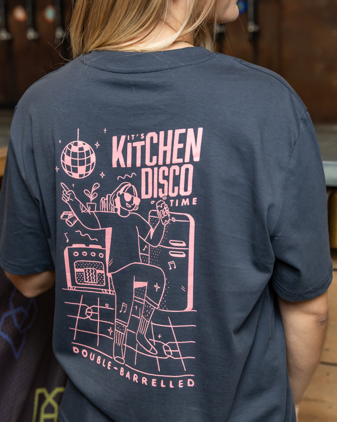 
                  
                    Unisex Grey Kitchen Disco Tee
                  
                