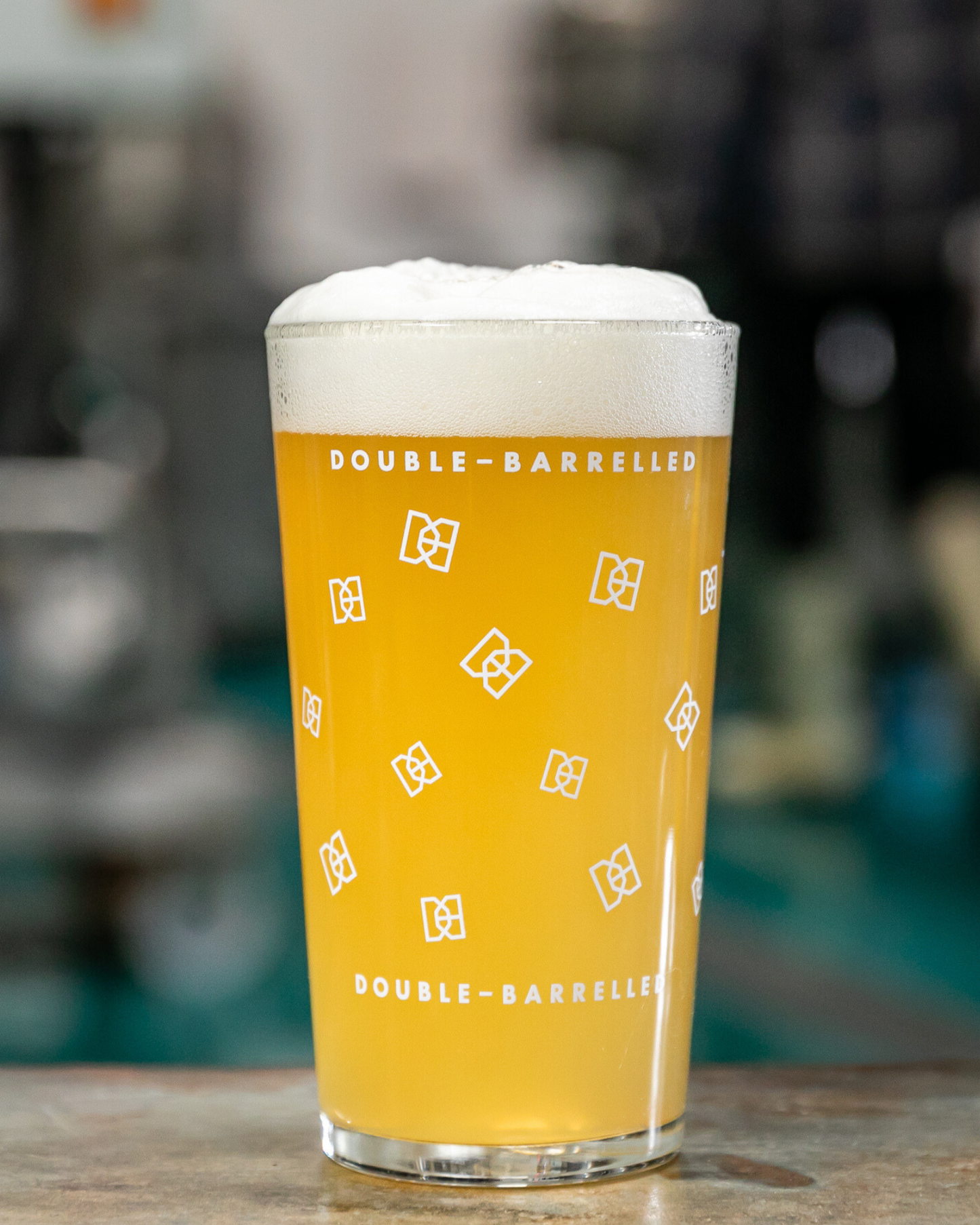 DB Logo Pint Glass